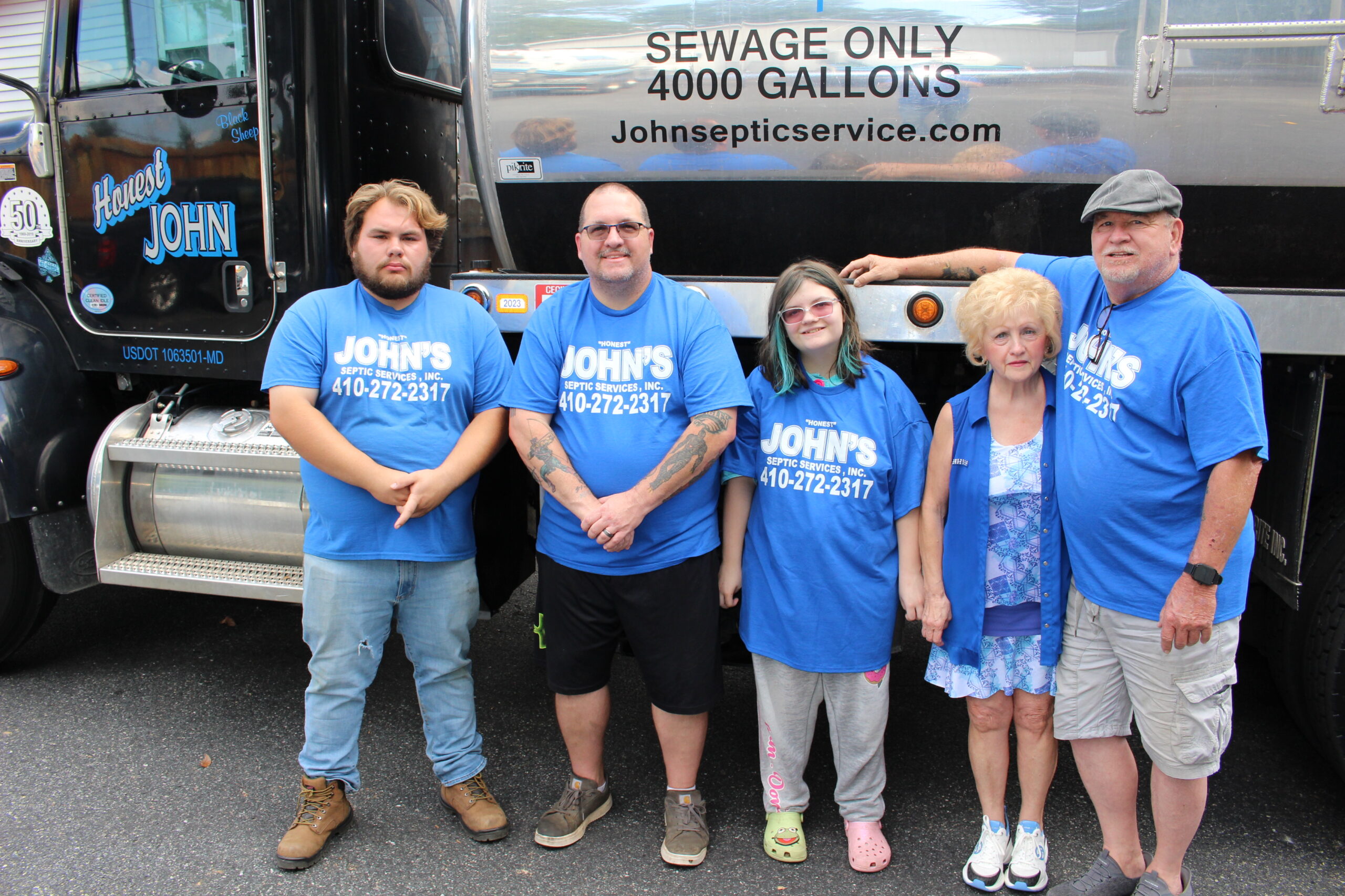 John's Septic Service crew