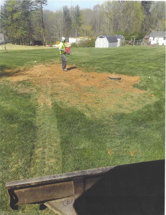 Septic system installation